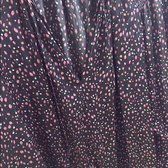 Ulla Johnson Gray Pleated Mandarin Collar Blouse - Picture 6 of 14